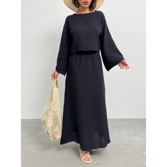 226886 черный Юбка