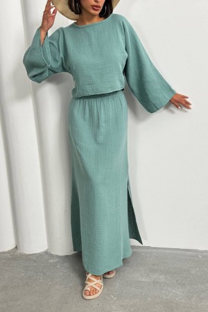 226887 Вода зеленая Юбка