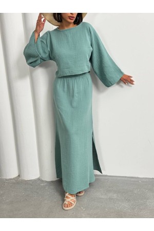 226887 SU YEŞİL ETEK TAKIM