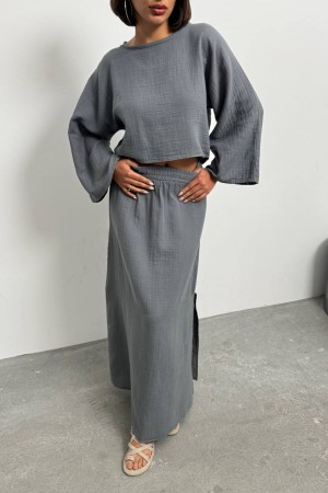 226888 Серый Юбка