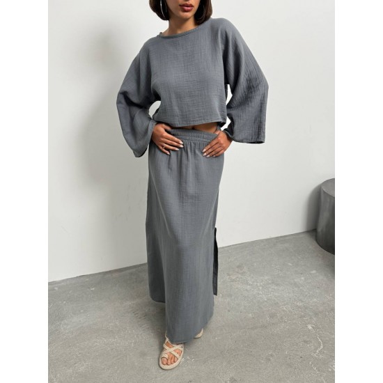 226888 Серый Юбка