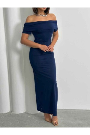 226892 LACİVERT ELBİSE