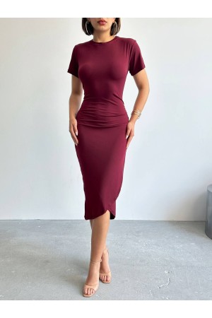 226900 BORDO ELBİSE