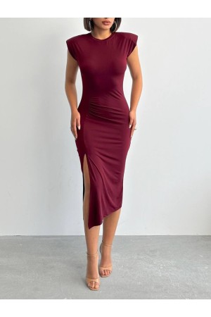 226908 BORDO ELBİSE