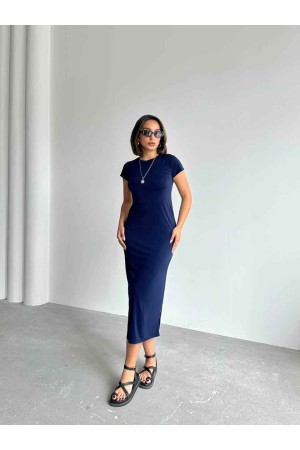 226924 LACİVERT ELBİSE