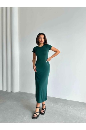 226927 ZÜMRÜT YEŞİL ELBİSE