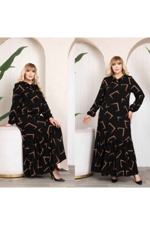 227273 DESENLİ ELBİSE