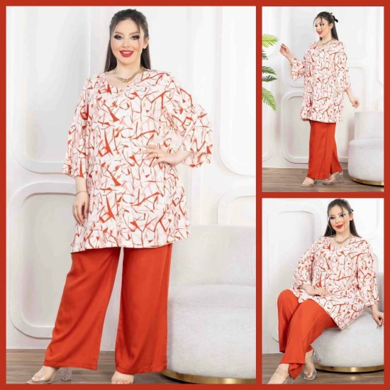 227277 KİREMİT PANTOLON TAKIM