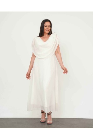 227724 TOPTAN BEYAZ ELBİSE