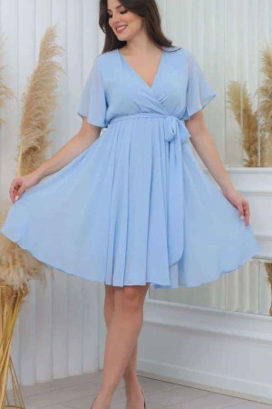 227737 bebe blue DRESS