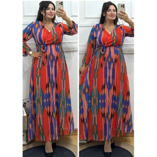 227747 patterned DRESS