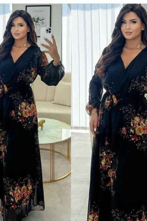 227751 patterned DRESS