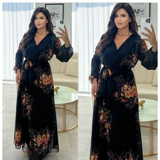 227751 patterned DRESS