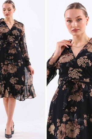 227767 patterned DRESS