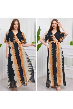 227772 TOPTAN DESENLİ ELBİSE