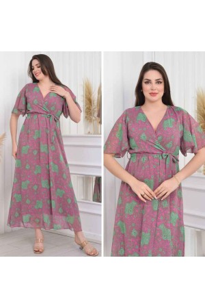 227773 TOPTAN DESENLİ ELBİSE