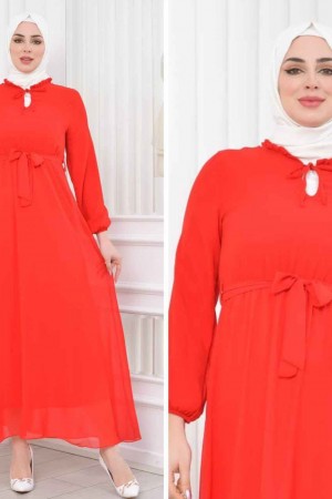 227783 TOPTAN DESENLİ ELBİSE