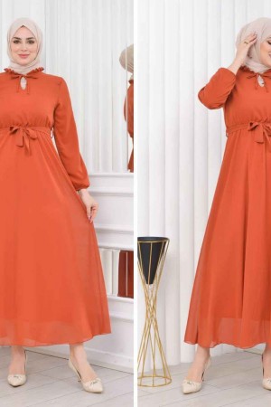 227784 TOPTAN DESENLİ ELBİSE