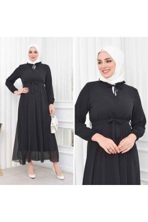 227785 TOPTAN DESENLİ ELBİSE