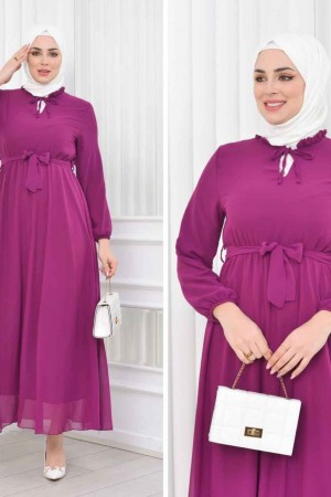 227791 TOPTAN DESENLİ ELBİSE