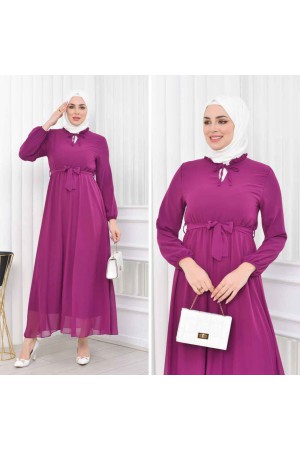 227791 TOPTAN DESENLİ ELBİSE