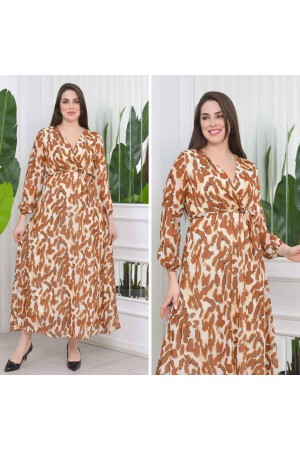 227798 TOPTAN DESENLİ ELBİSE