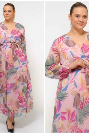 227800 TOPTAN DESENLİ ELBİSE