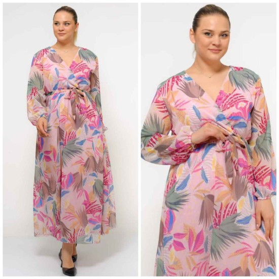 227800 TOPTAN DESENLİ ELBİSE