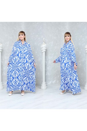 227822 TOPTAN DESENLİ ELBİSE