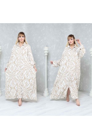 227824 TOPTAN DESENLİ ELBİSE