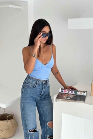 227896 TOPTAN BEBE MAVİ CROP