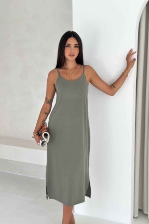 227902 khaki DRESS