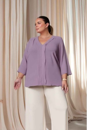 227916 TOPTAN LİLA BLUZ