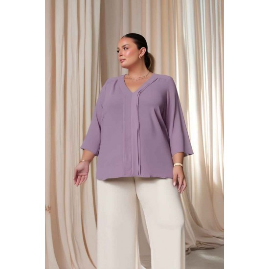 227916 TOPTAN LİLA BLUZ