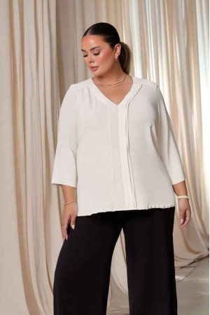 227917 TOPTAN BEYAZ BLUZ