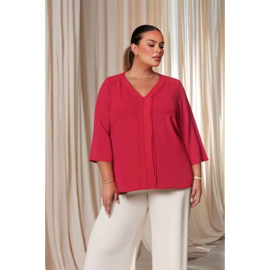 227918 TOPTAN FUŞYA BLUZ