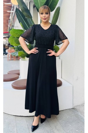 227930 TOPTAN SİYAH ABİYE