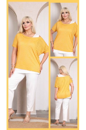 227958 yellow BLOUSE