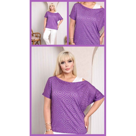 227959 TOPTAN MOR BLUZ