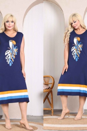 227974 Navy blue DRESS