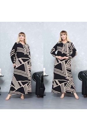 228045 DESENLİ ELBİSE