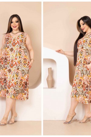 228050 Patterned DRESS