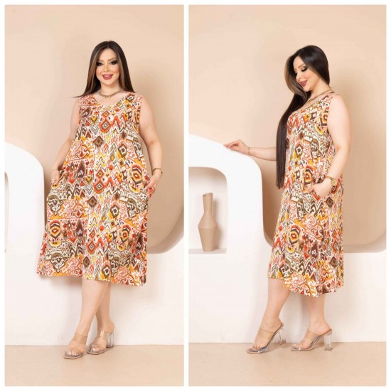 228050 Patterned DRESS