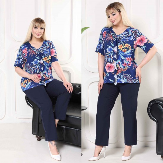 228083 DESENLİ BLUZ