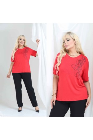228089 RED BLOUSE