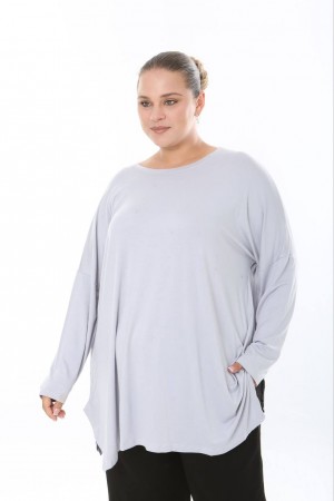 228164 GRAY BLOUSE