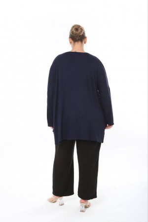 228167 "NAVY BLUE" BLOUSE