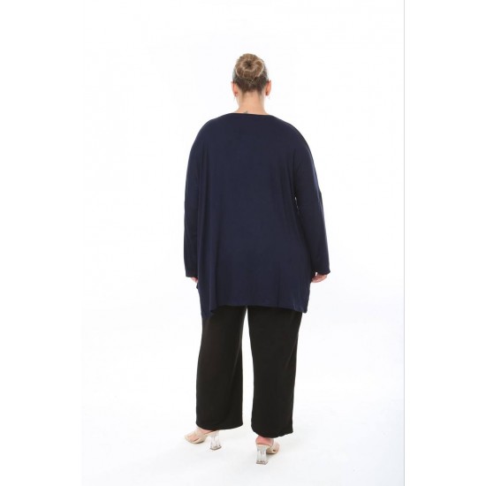 228167 "NAVY BLUE" BLOUSE