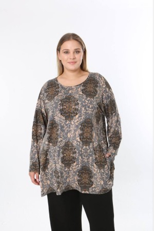 228186 DESENLİ BLUZ