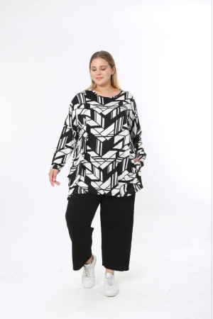 228187 DESENLİ BLUZ